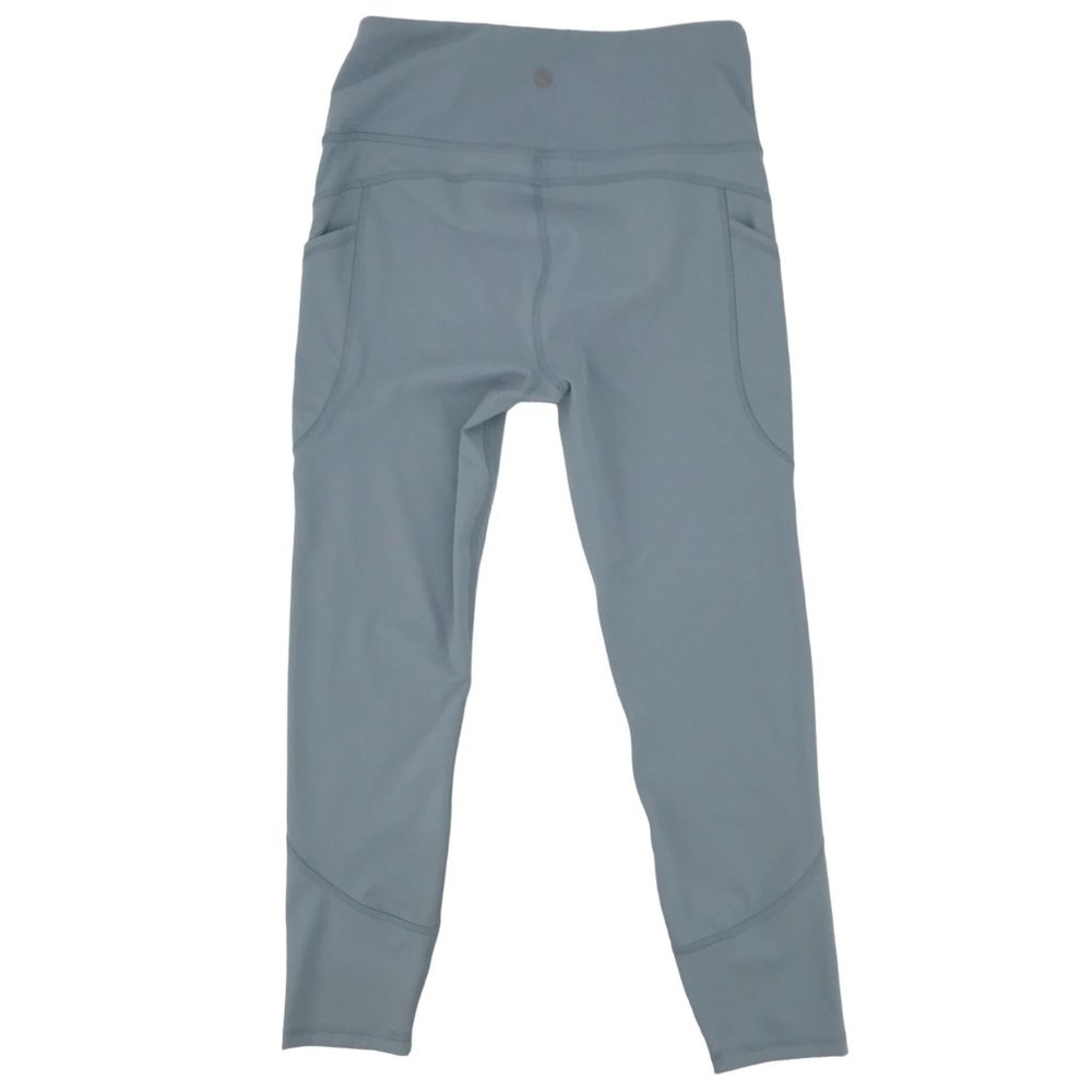 X By Gottex Women's Light Blue High Rise Active Workout Legging Size M - Picture 2 of 6